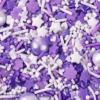 Sugar Pearl Sprinkles Sugar Ball Cake Decoration Baking Candy 60g PurplePearlCandyMix