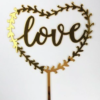 10pcs/pack Acrylic ​Happy Birthday Cake Topper Love